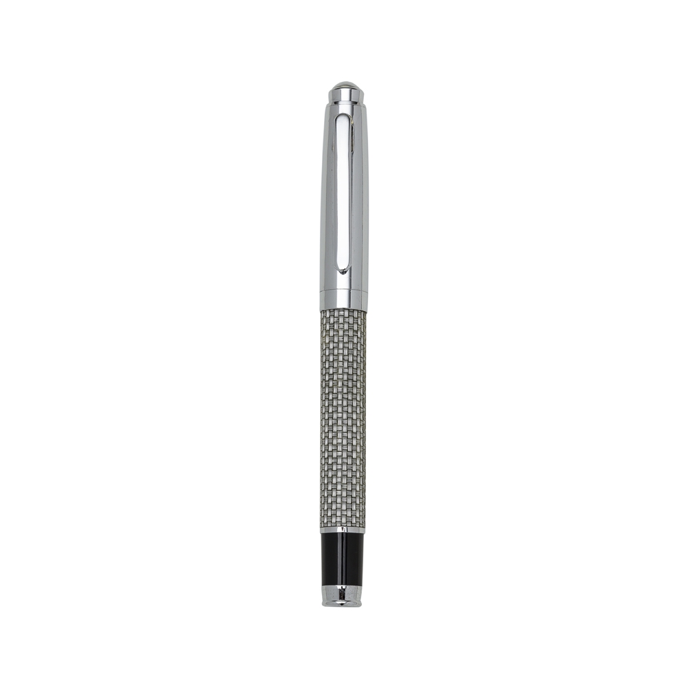 Caneta Metal Roller Couro