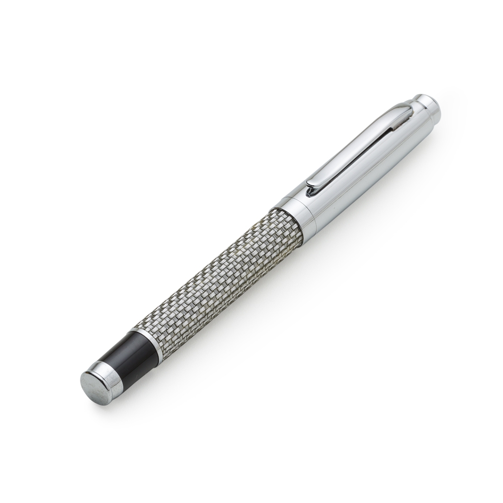 Caneta Metal Roller Couro