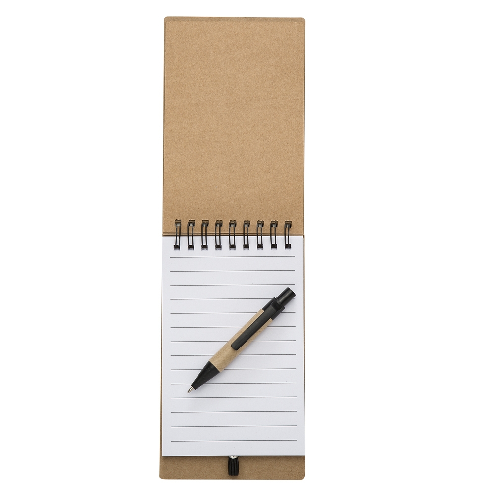 Bloco de Anotações com Caneta e Post-it