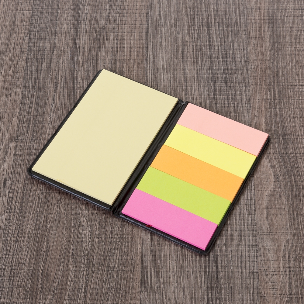 Bloco de Anotações com Post-it