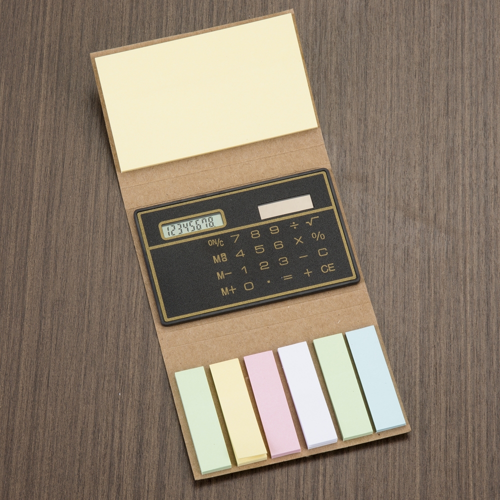 Bloco de Anotações com Calculadora