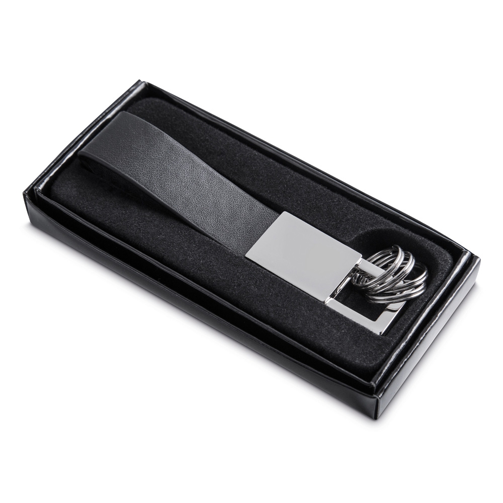 Chaveiro de Couro 4 Argolas