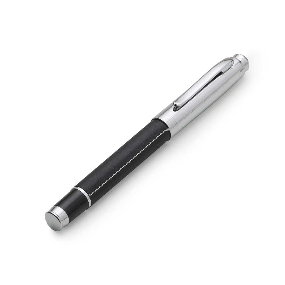 Caneta Metal Roller Couro