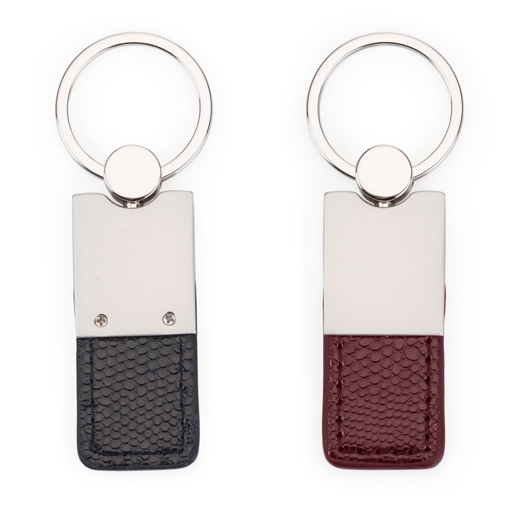 Chaveiro Metal com Couro