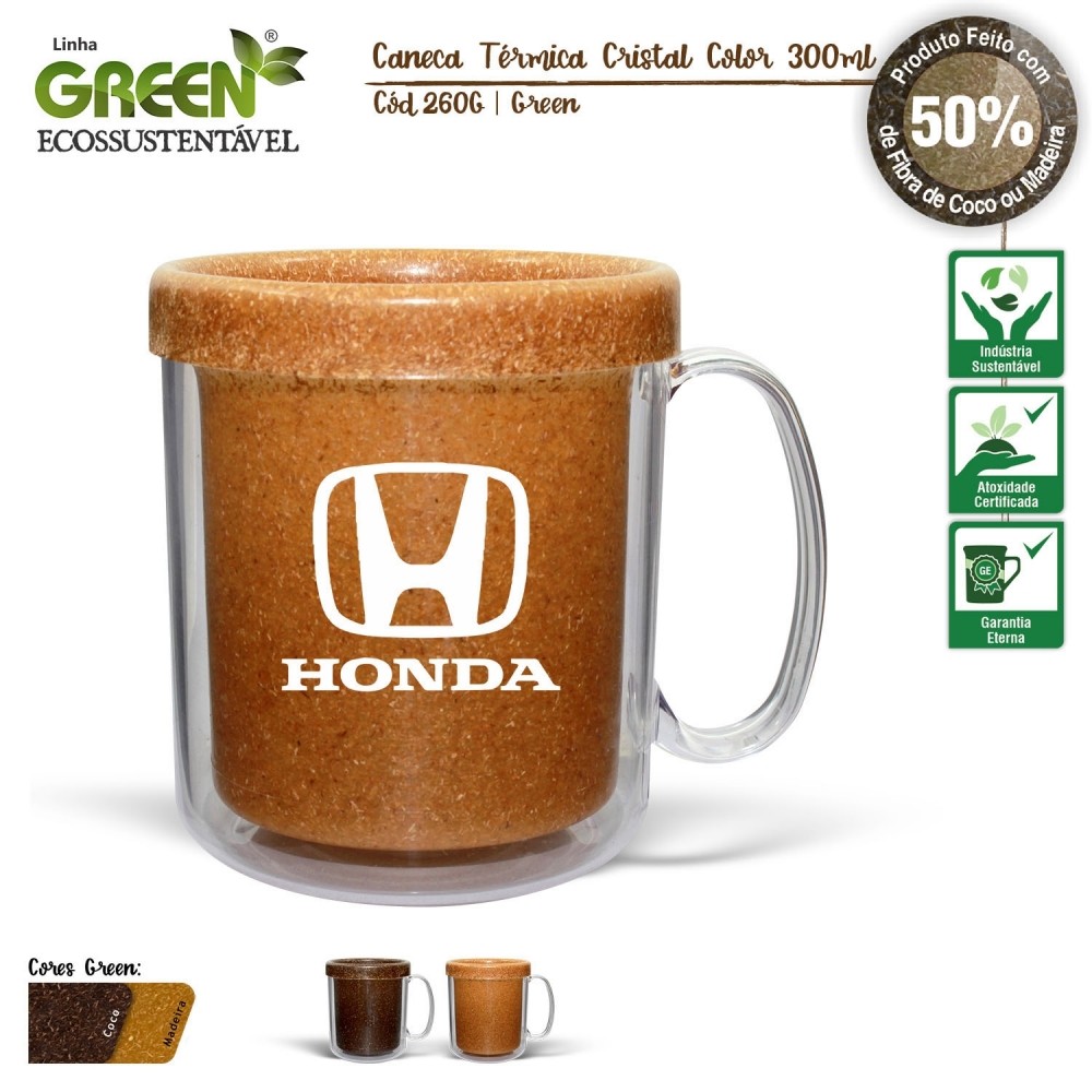 CANECA TÉRMICA ECOLÓGICA-260G - GREEN MADEIRA