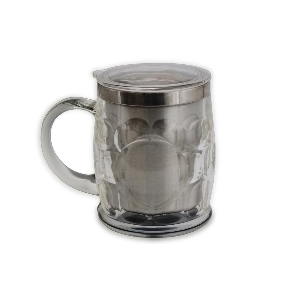 Caneca Acrílica 400ml com Tampa-10057
