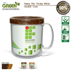 Caneca Térmica Ecológica-233G - GREEN COCO