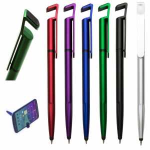 Caneta Plástica Touch com Suporte-00708