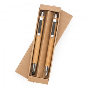 Kit Ecológico Caneta e Lapiseira Bambu-13796