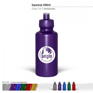 SQUEEZE 550ML METALIZADO-113 METALIZADO