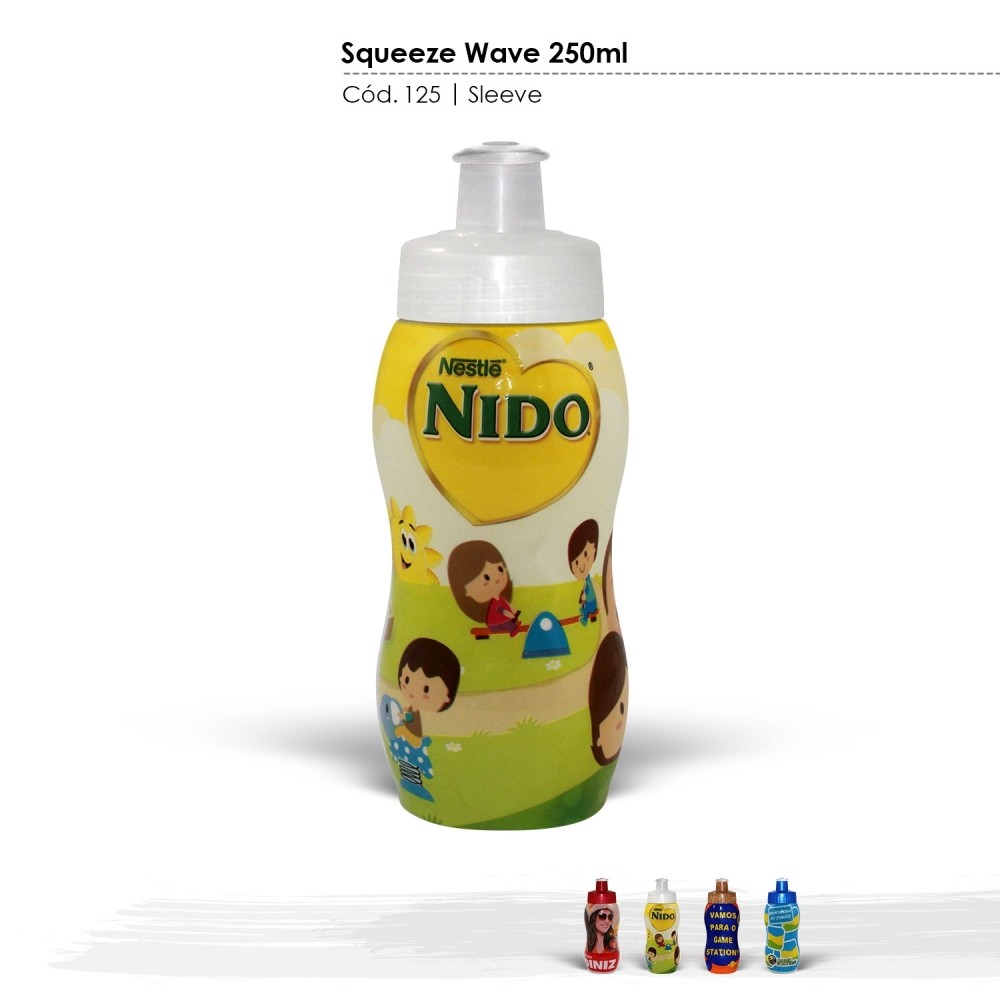 SQUEEZE WAVE 250ML SLEEVE-125 SLEEVE