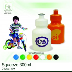 Squeeze Plástico 300ml-109